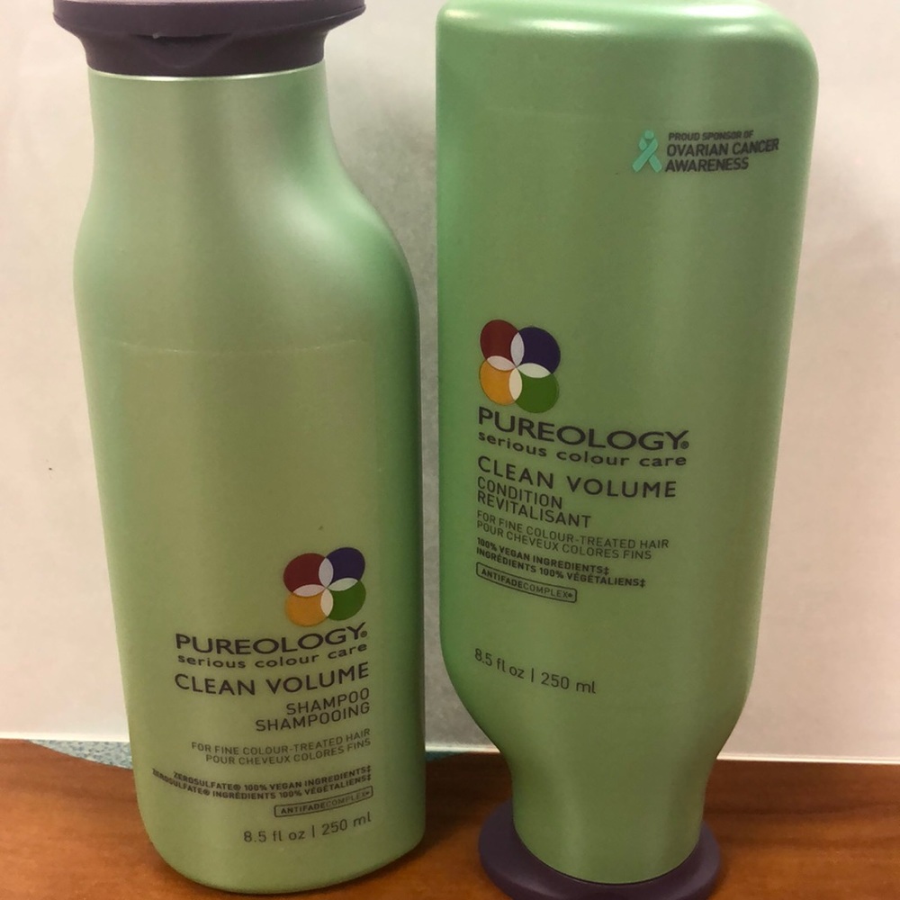 PUREOLOGY Clean Volume Shampoo & Conditioner Set